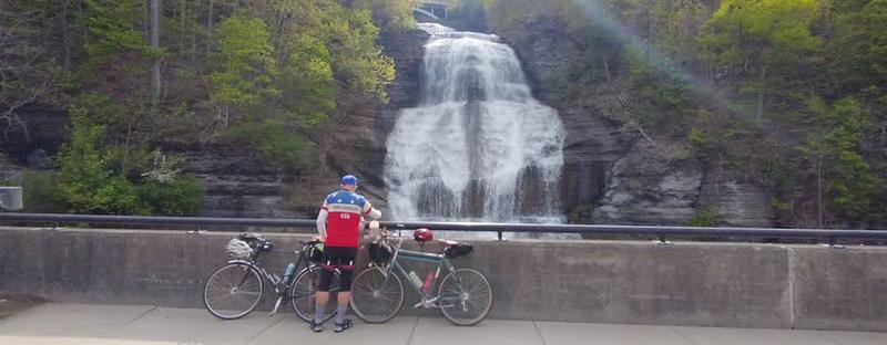 Joe at Shequaga Falls in Montour Falls, NY