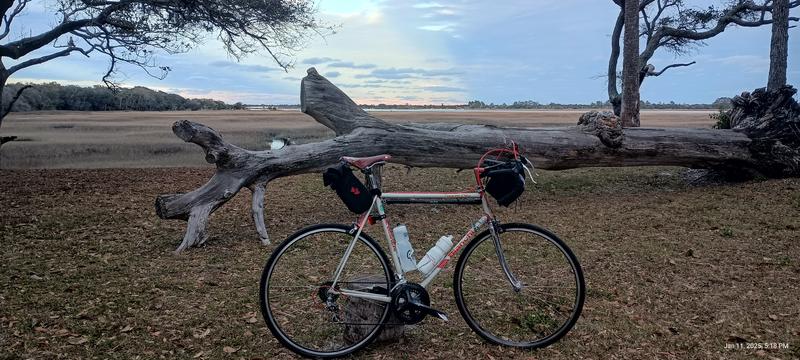 Views like this made the "long  cut" around Fort George Island worth it.