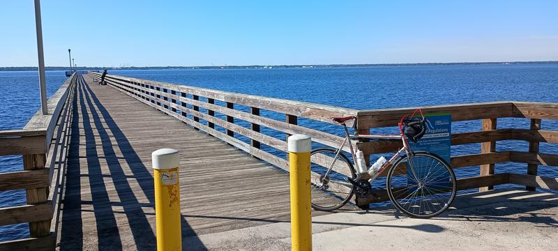 Fishing pier in Orangedale.