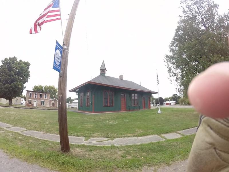 Lackawanna & Western train station in Avoca