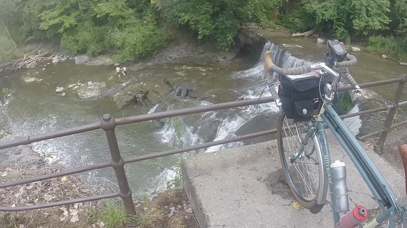 Seneca Mill Falls along the Keuka Lake Outlet trail