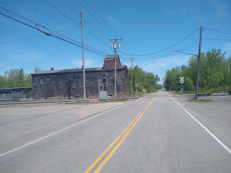 Old apple warehouse on Townline Rd., Williamson.